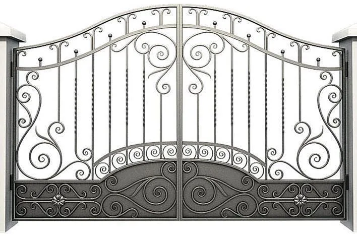 Распашные ворота Commander-9 (Нитроэмаль)